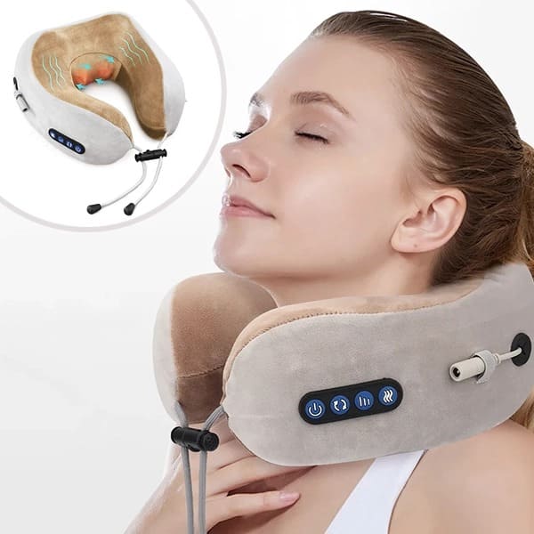 Masajeador Eléctrico para Cuello con Terapia de Calor 🔥💆‍♂️