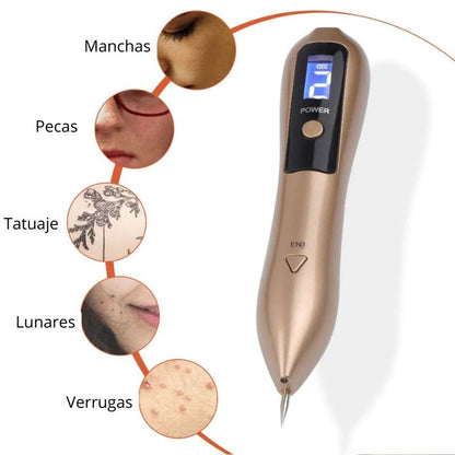 Pluma Láser de Plasma Recargable - Removedor de Manchas, Verrugas, Tatuajes y Más