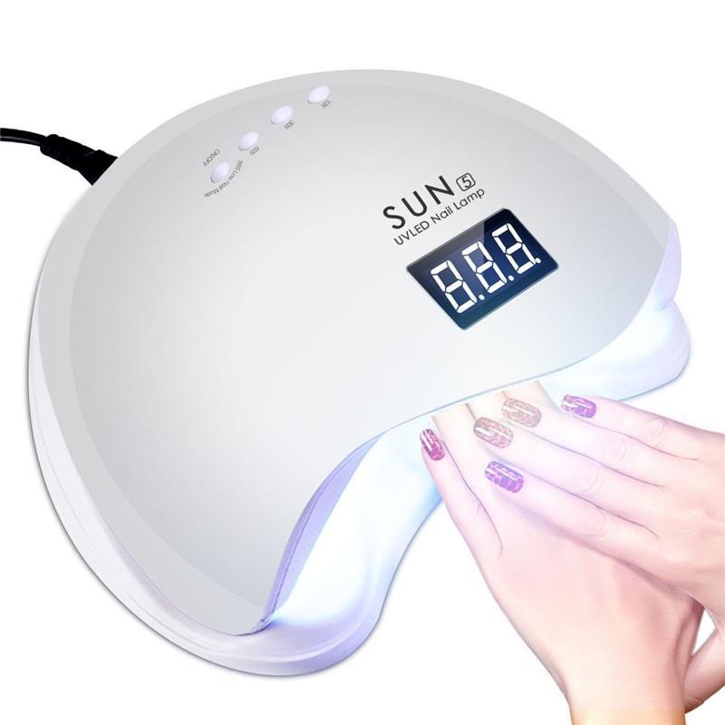 Cabina para Uñas de Gel Acrílico - Led/UV Sun5 Digital 48w Bivolt