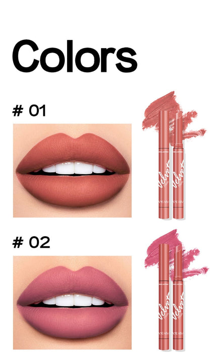 SET DE 8 LABIALES MATE RETRACTILES - Efecto Mate Duradero y Colores Vibrantes