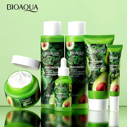 KIT BIOAQUA DE AGUACATE: CUIDADO COMPLETO X6 PIEZAS 🥑