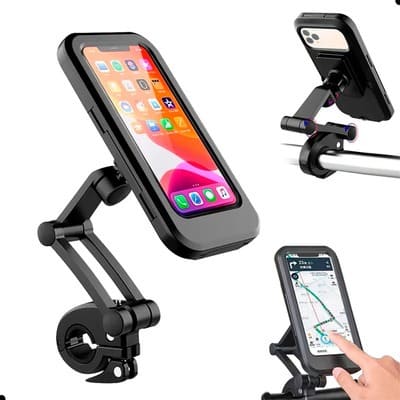 SOPORTE MULTIFUNCIONAL PARA CELULAR EN MOTOS Y BICICLETAS