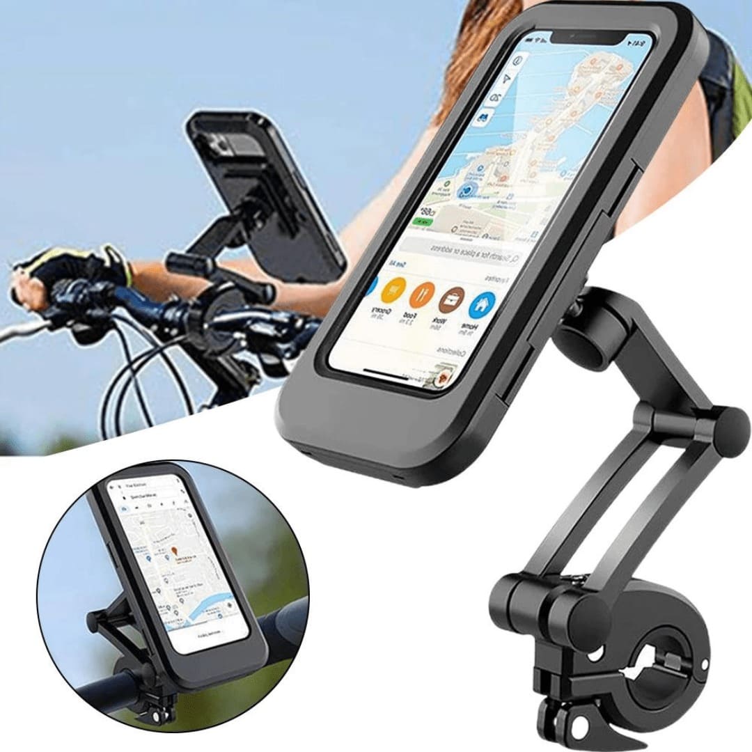 SOPORTE MULTIFUNCIONAL PARA CELULAR EN MOTOS Y BICICLETAS